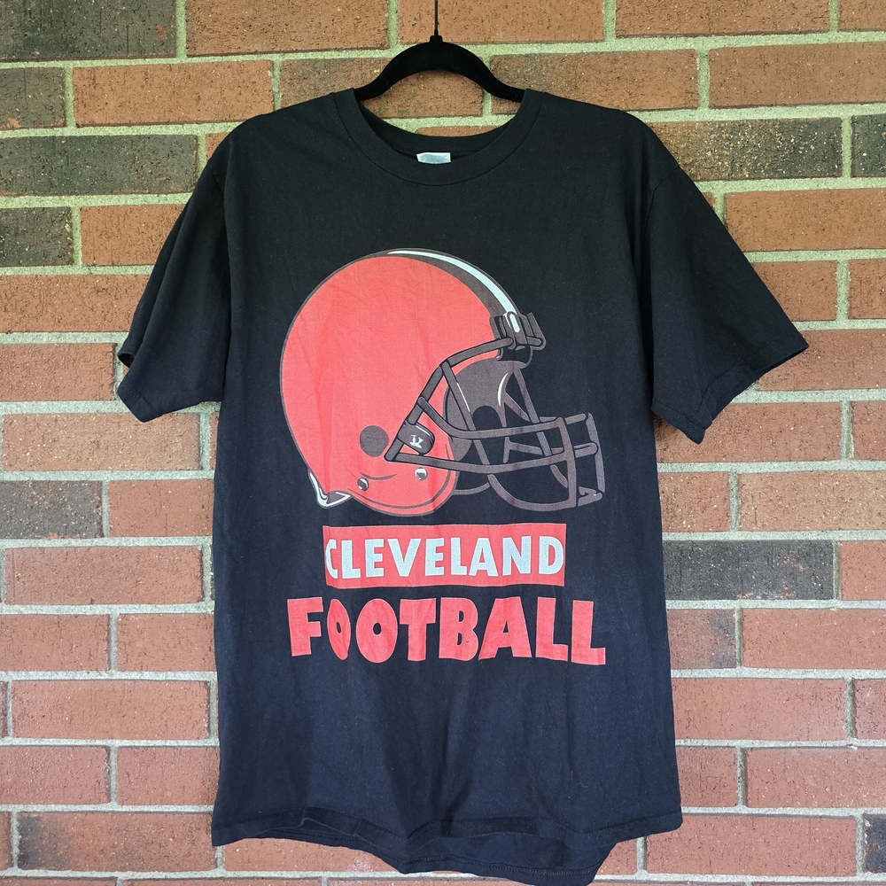 Port & Company Cleveland Browns Black T Shirt Size Large Cleveland Football